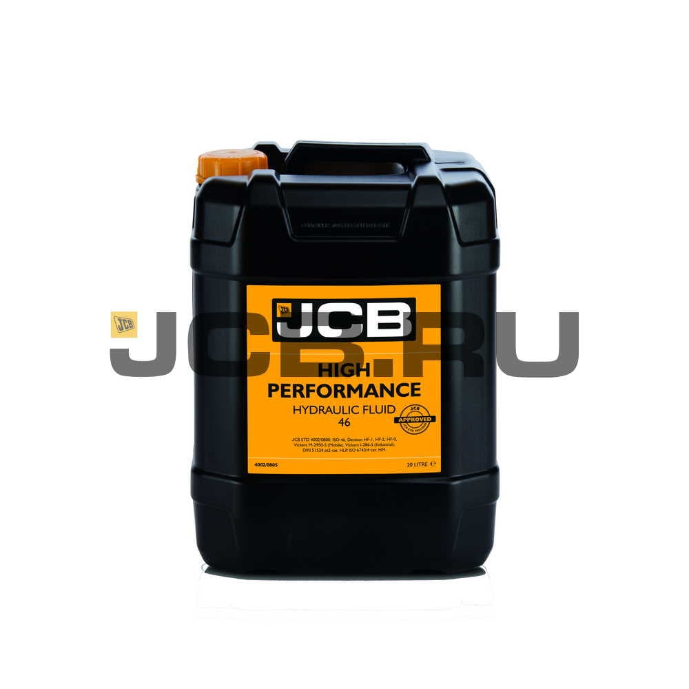 Масло гидравлическое High Performance Hydraulic Fluid 46, 20 л. JCB 4002/0805