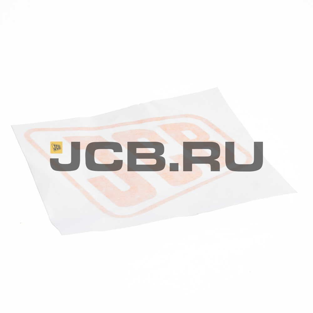 Наклейка логотип на козырек кабины JCB 817/18079