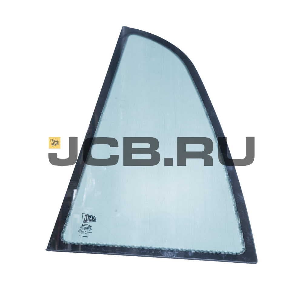 Стекло заднее боковое левое JCB 827/80299