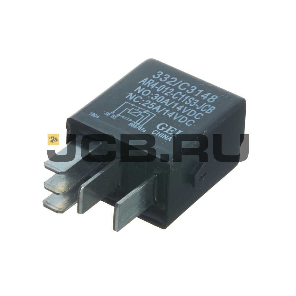 Реле 12V JCB 332/C3148