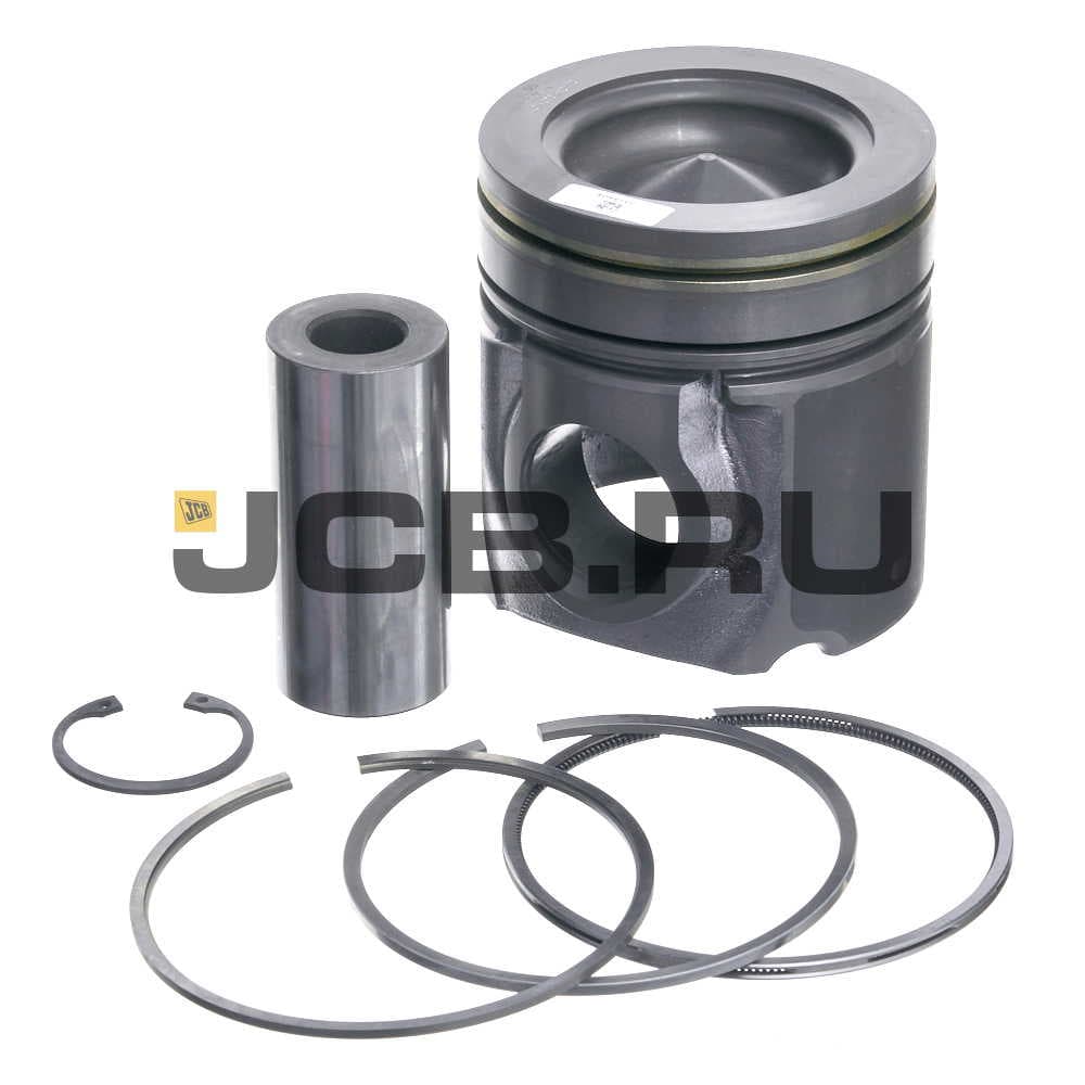 Поршень с кольцами в сборе (нат. асп.) (+0,5 мм) JCB 320/09236