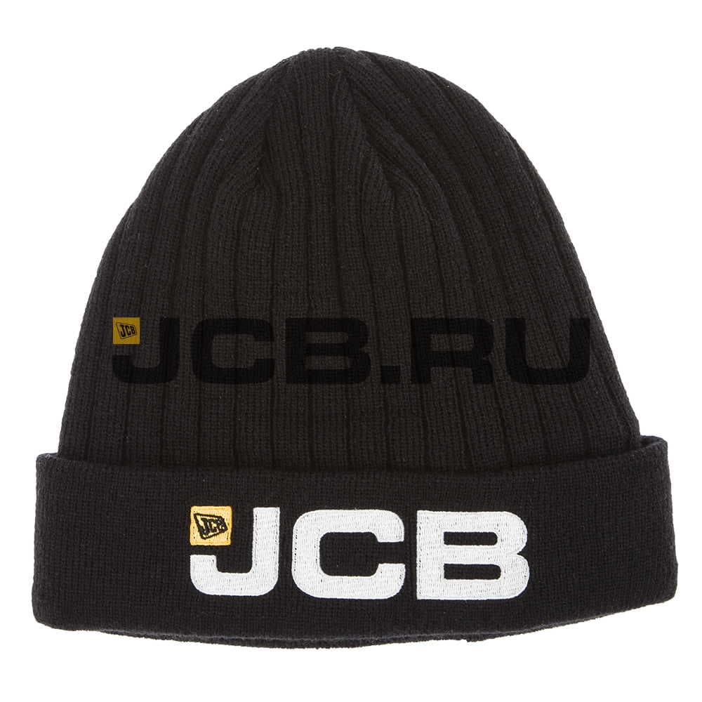 Шапка чёрная JCB JCB1848