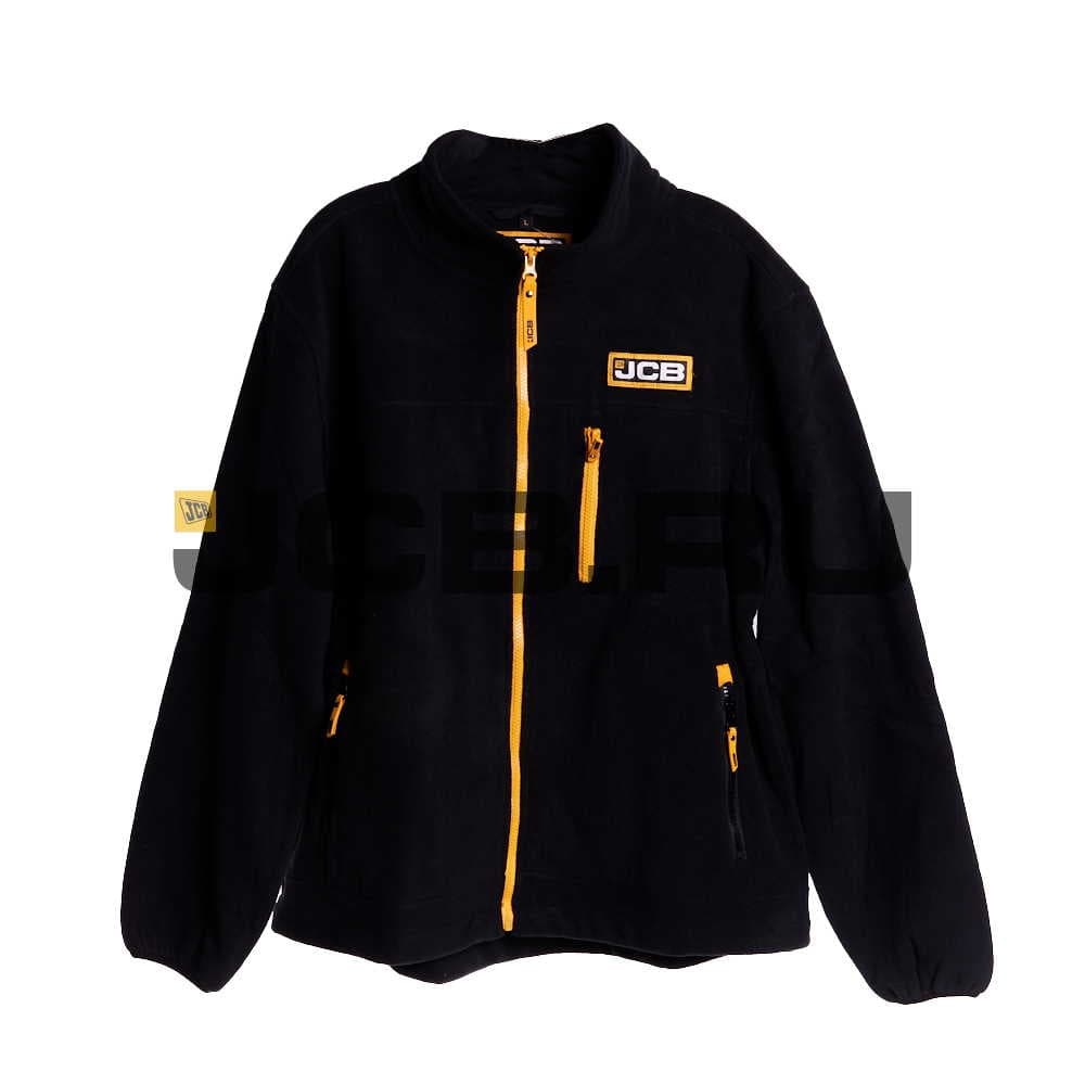 Пуловер чёрный с молнией S JCB JCB3143S